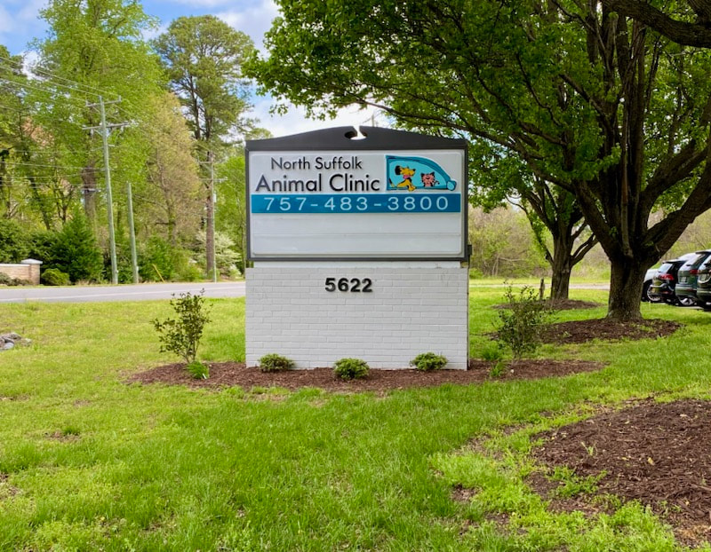 North Suffolk Animal Clinic Clinic Sign
